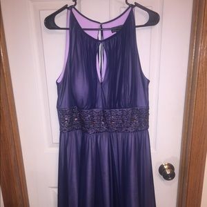 Jessica Howard purple short dress lace size 12